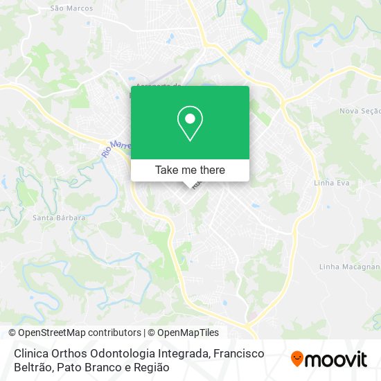 Clinica Orthos Odontologia Integrada map