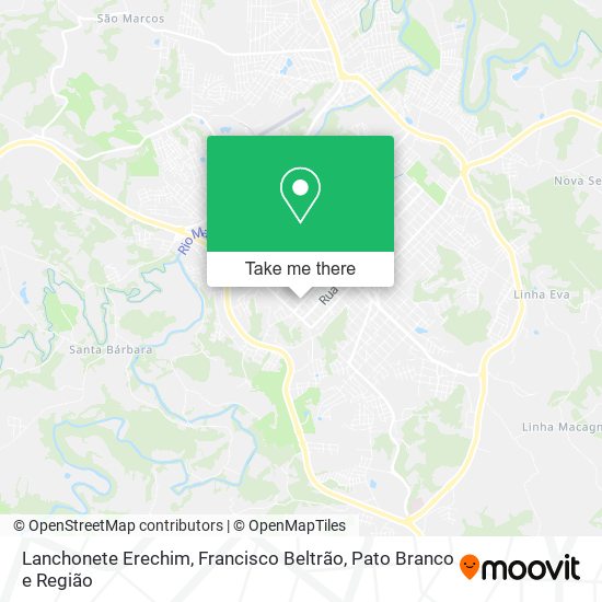 Lanchonete Erechim map
