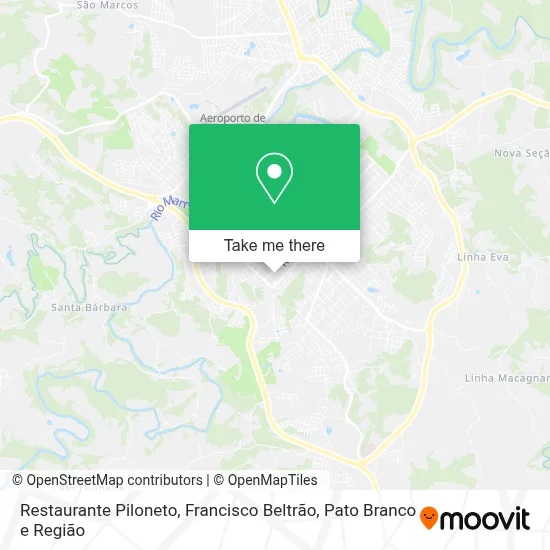 Restaurante Piloneto map