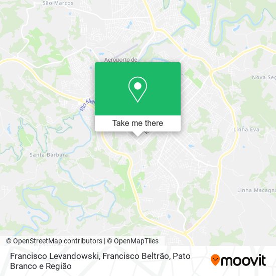 Francisco Levandowski map
