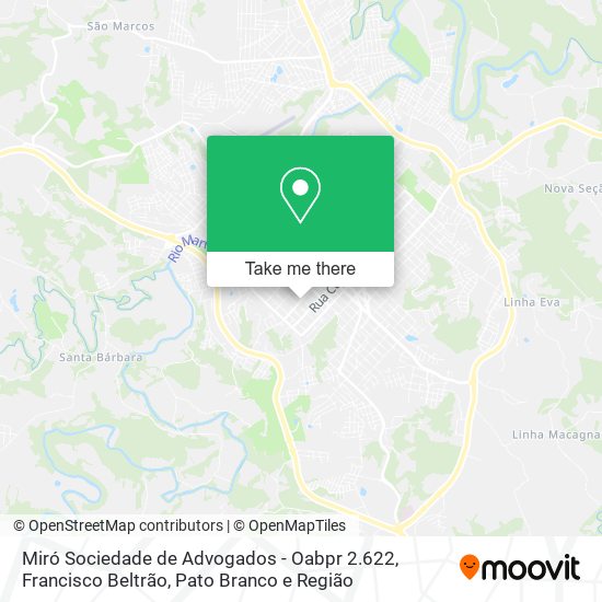 Miró Sociedade de Advogados - Oabpr 2.622 map