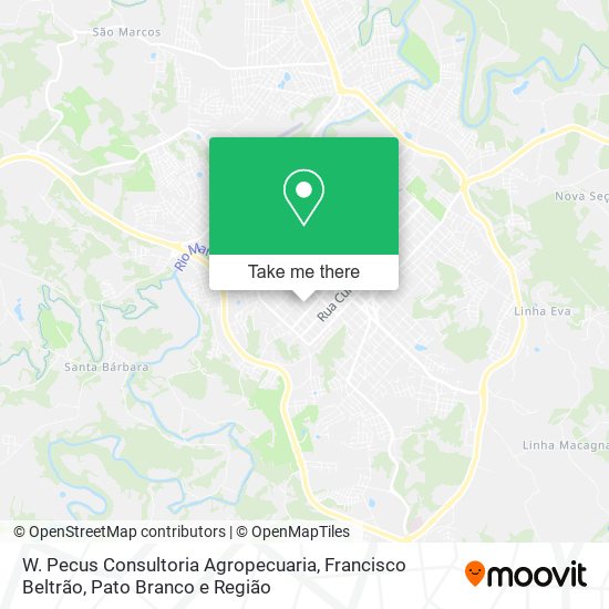 W. Pecus Consultoria Agropecuaria map