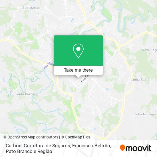 Carboni Corretora de Seguros map