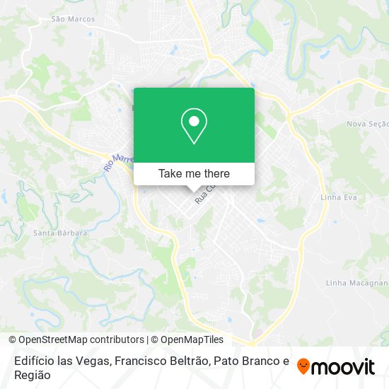 Edifício las Vegas map