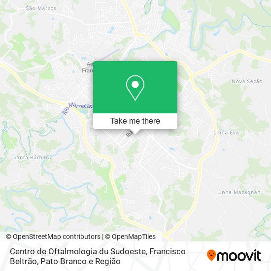 Centro de Oftalmologia du Sudoeste map