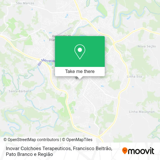 Inovar Colchoes Terapeuticos map