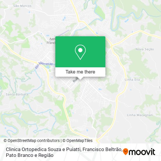Clinica Ortopedica Souza e Puiatti map