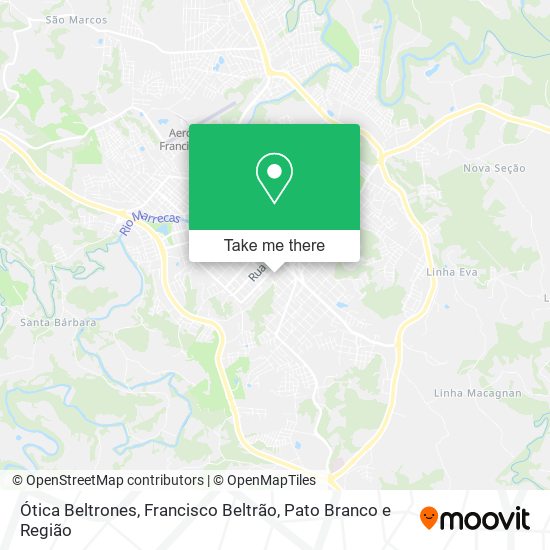 Ótica Beltrones map