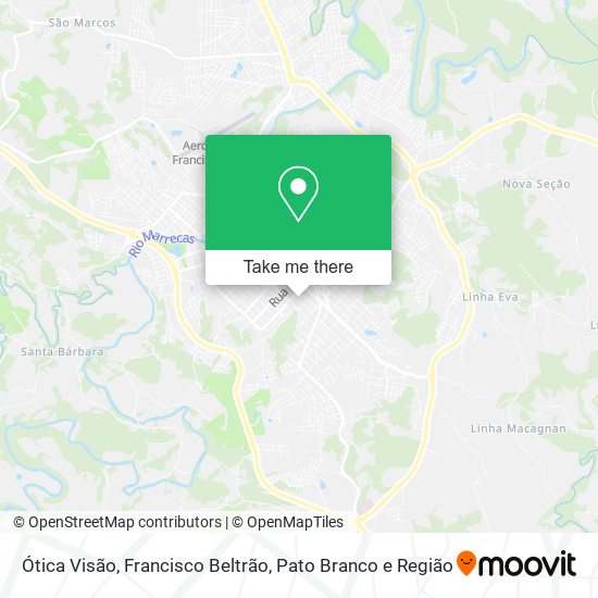 Ótica Visão map