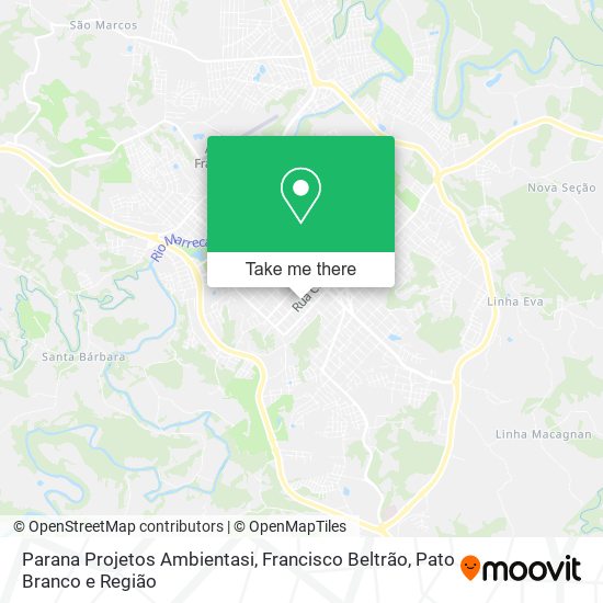Parana Projetos Ambientasi map