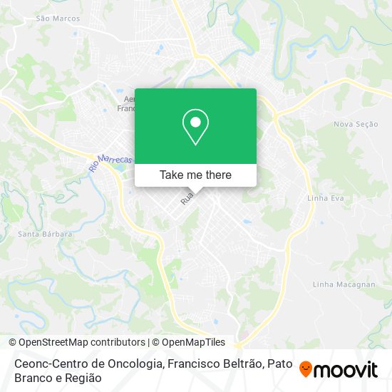 Ceonc-Centro de Oncologia map