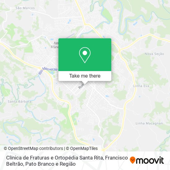 Clínica de Fraturas e Ortopédia Santa Rita map