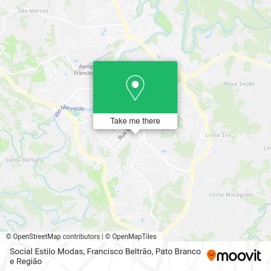 Social Estilo Modas map