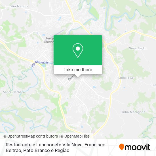 Restaurante e Lanchonete Vila Nova map