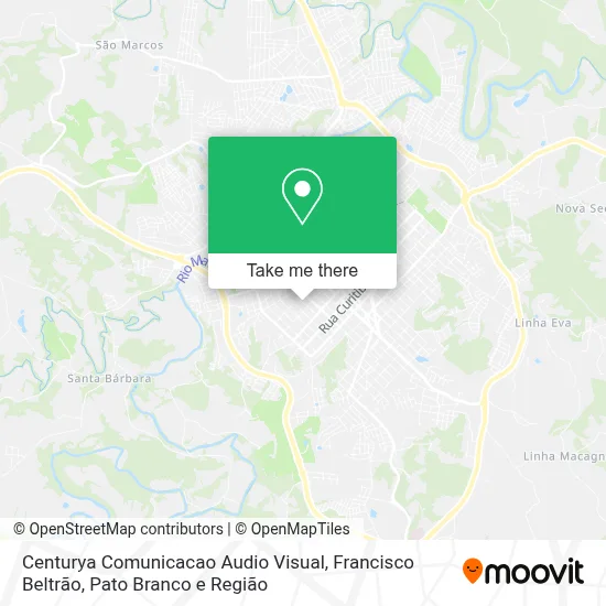 Centurya Comunicacao Audio Visual map