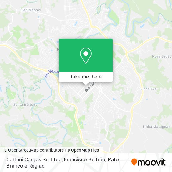 Cattani Cargas Sul Ltda map