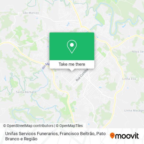 Unifas Servicos Funerarios map