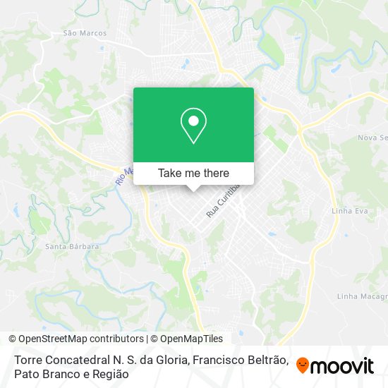 Torre Concatedral N. S. da Gloria map