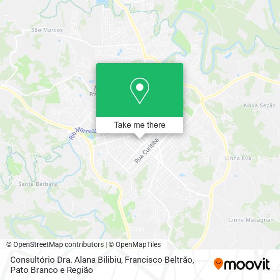 Consultório Dra. Alana Bilibiu map