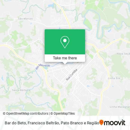 Mapa Bar do Beto