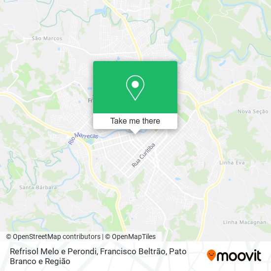 Refrisol Melo e Perondi map