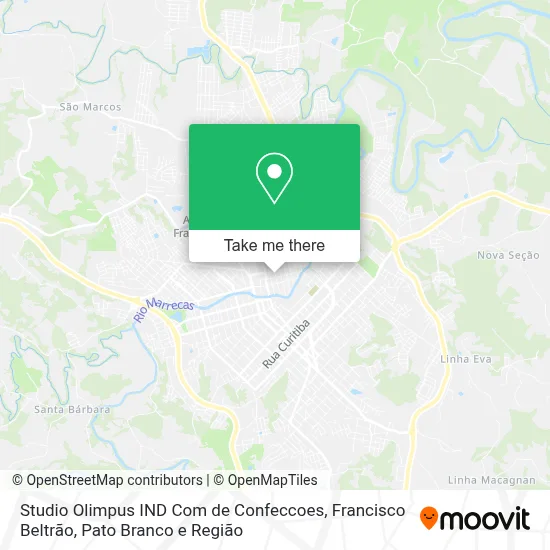 Studio Olimpus IND Com de Confeccoes map