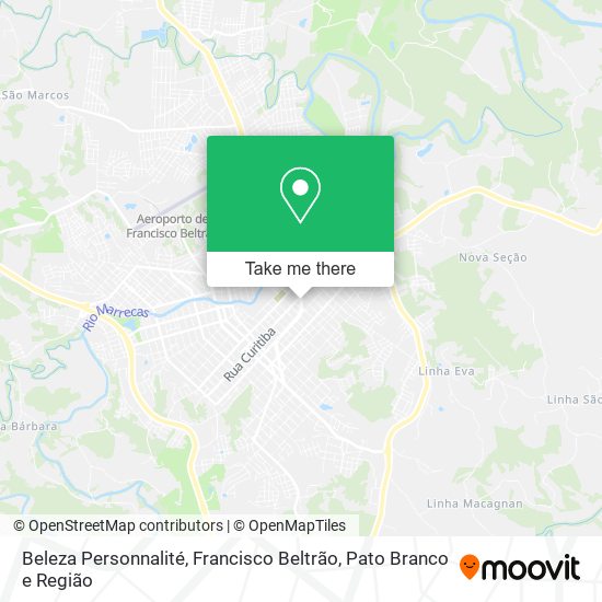 Beleza Personnalité map