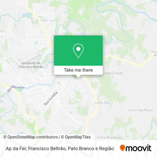 Ap da Fer map
