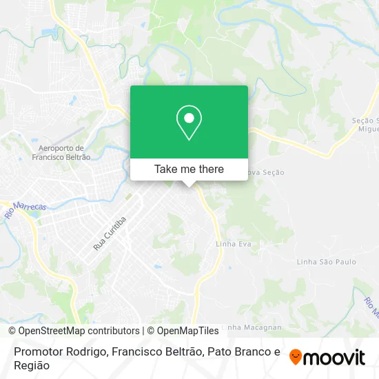 Promotor Rodrigo map