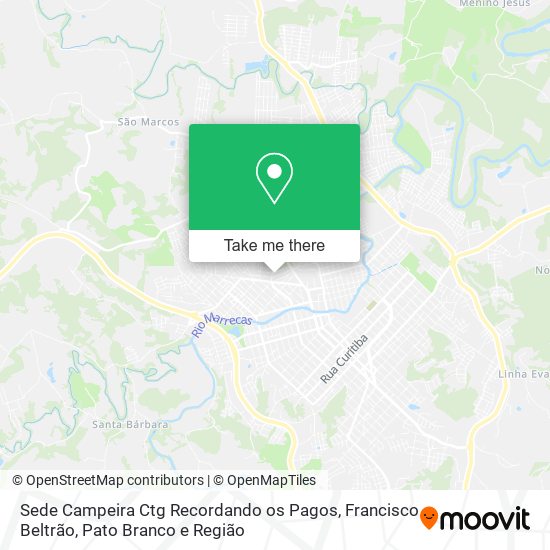 Sede Campeira Ctg Recordando os Pagos map