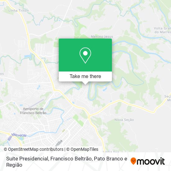 Suíte Presidencial map