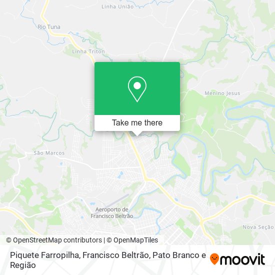 Piquete Farropilha map