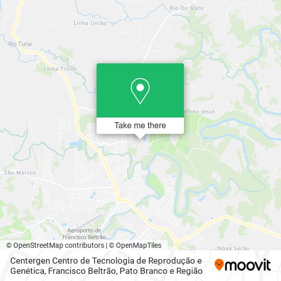 Centergen Centro de Tecnologia de Reprodução e Genética map