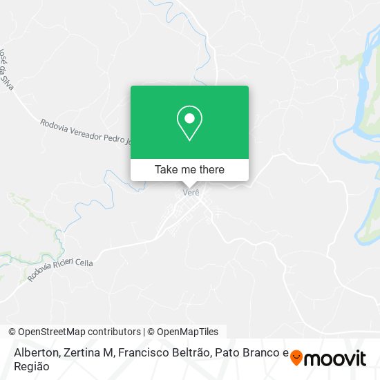 Alberton, Zertina M map