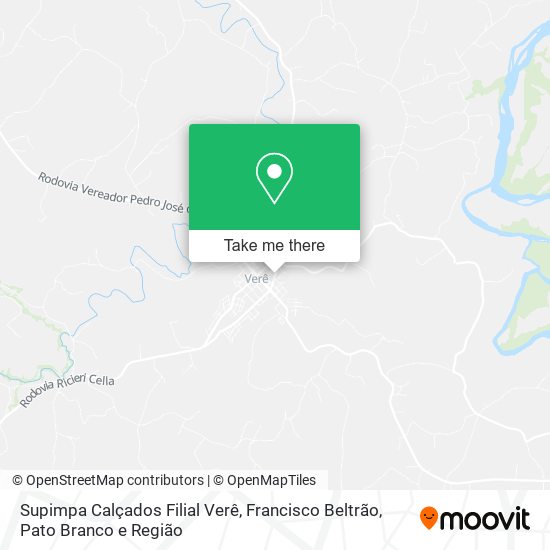 Supimpa Calçados Filial Verê map