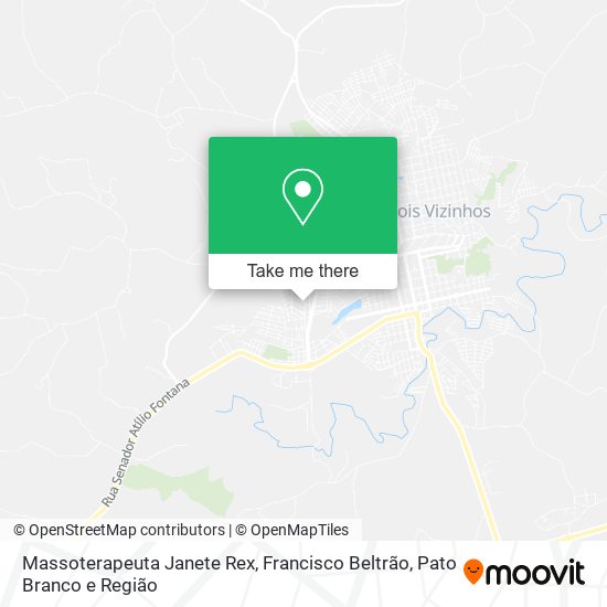 Massoterapeuta Janete Rex map