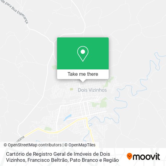Cartório de Registro Geral de Imóveis de Dois Vizinhos map