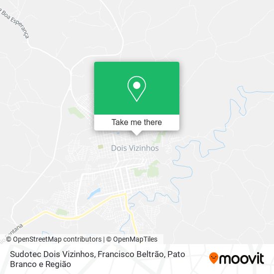 Sudotec Dois Vizinhos map