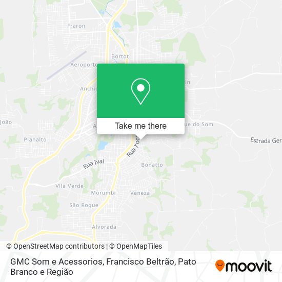 GMC Som e Acessorios map