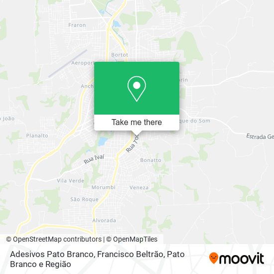 Adesivos Pato Branco map