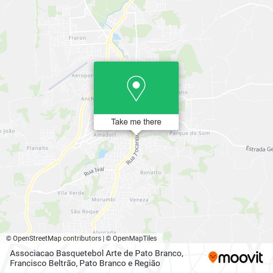 Associacao Basquetebol Arte de Pato Branco map