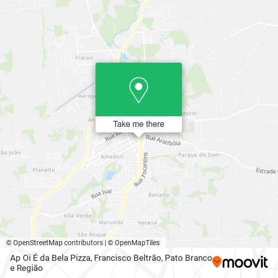 Ap Oi É da Bela Pizza map