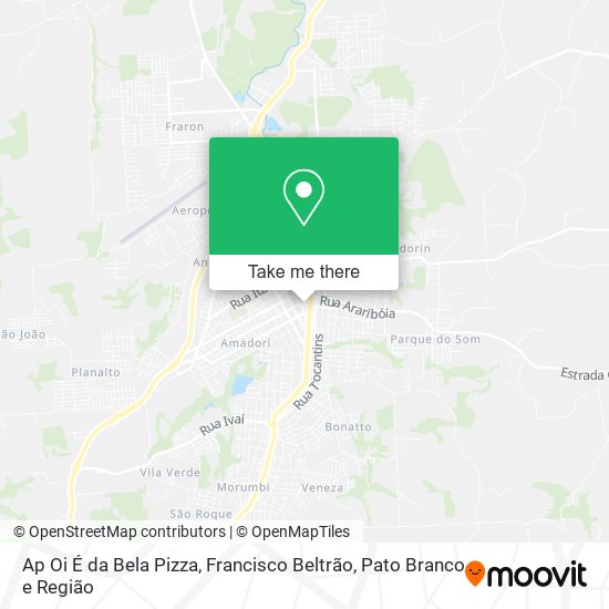 Mapa Ap Oi É da Bela Pizza