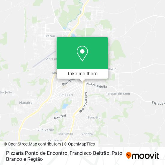 Pizzaria Ponto de Encontro map