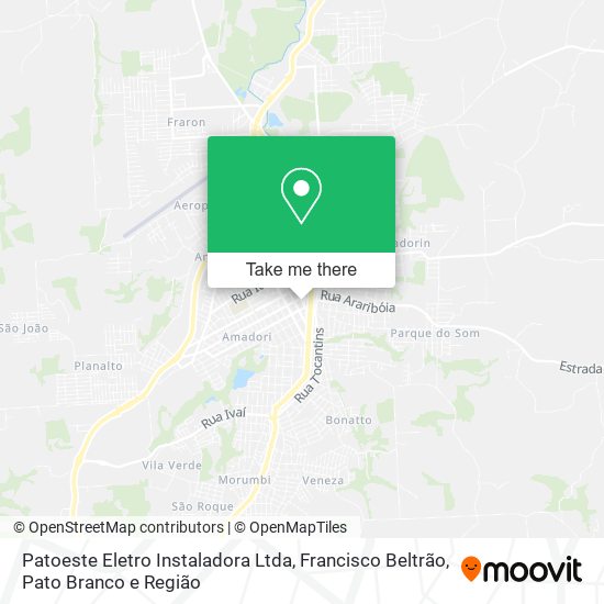 Patoeste Eletro Instaladora Ltda map