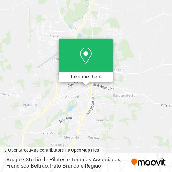 Ágape - Studio de Pilates e Terapias Associadas map