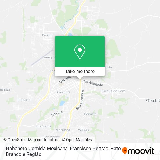 Habanero Comida Mexicana map