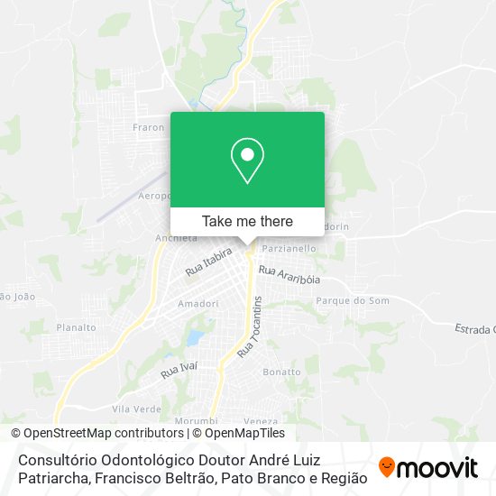 Consultório Odontológico Doutor André Luiz Patriarcha map