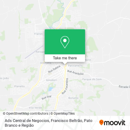 Ads Central de Negocios map