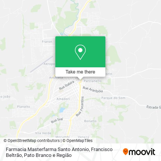 Farmacia Masterfarma Santo Antonio map